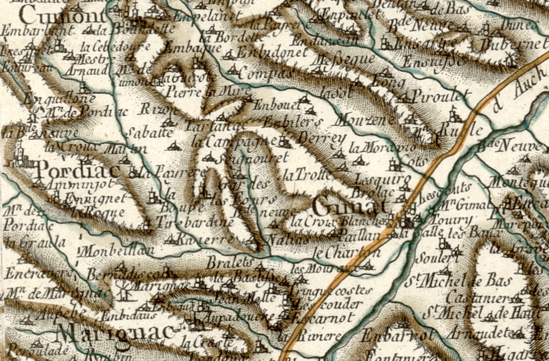 Lieu-dit Les Fours. Au centre de la carte. 